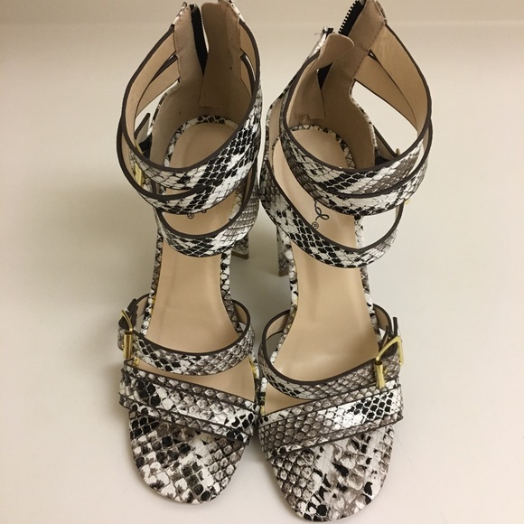 Python/ Snake Print High Heels - Picture 7 of 11